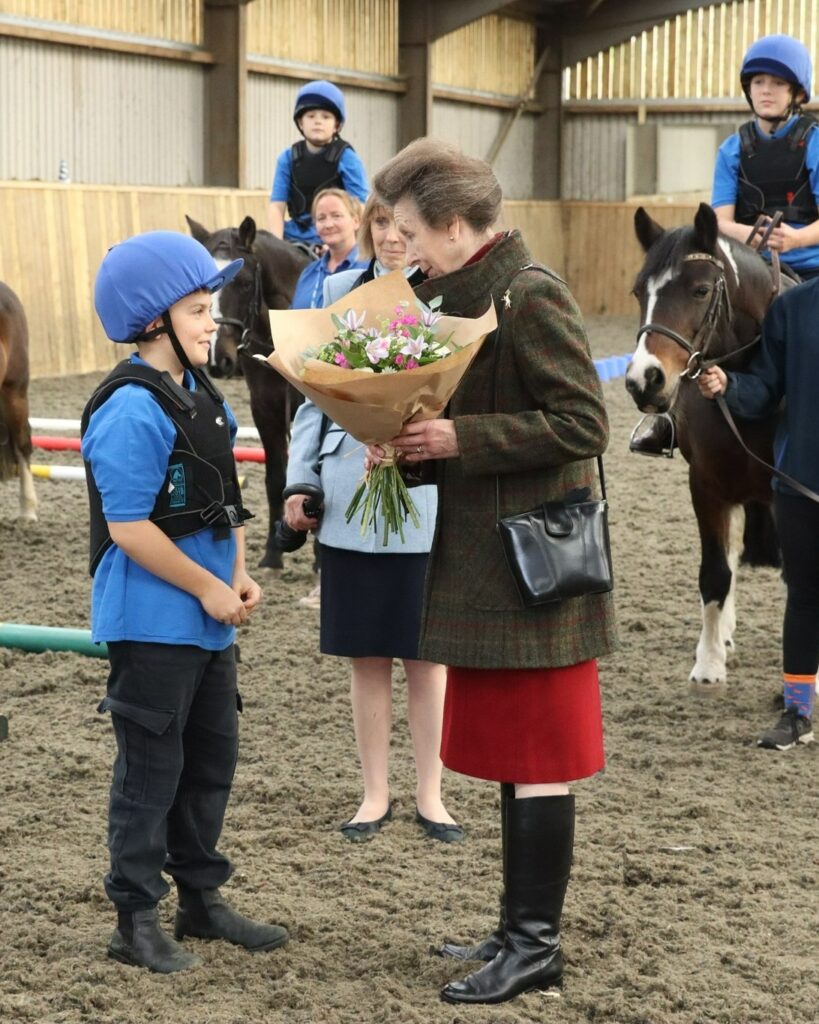 Students from The Pines meet Princess Royal